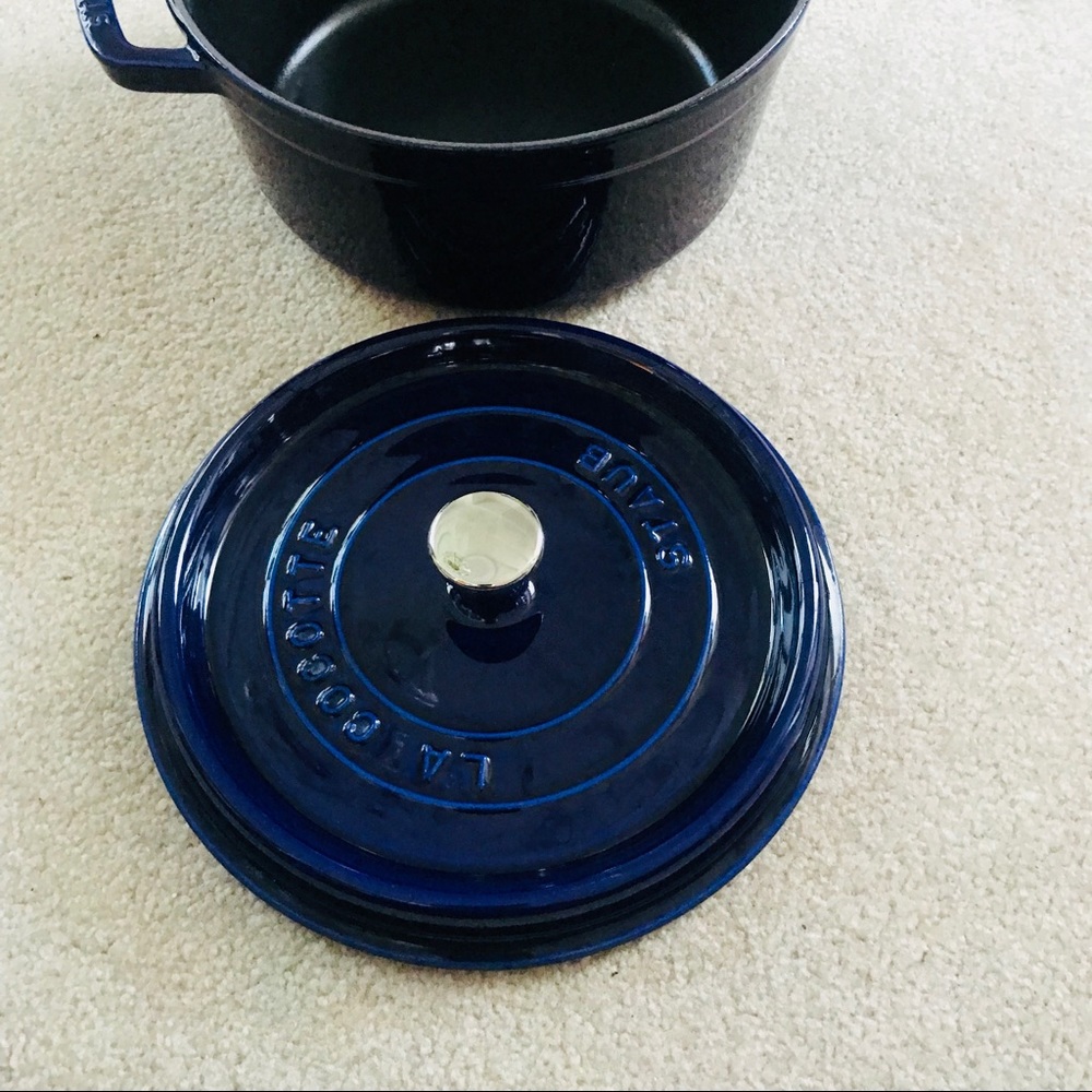 Staub 4qt 24cm cast iron blue - Picture 2 of 11